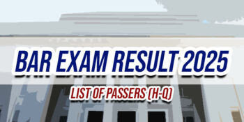 Bar Exam Result 2025 LIST OF PASSERS (H-Q)