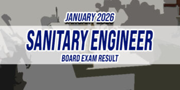 Sanitary Engineer Board Exam Result January 2026