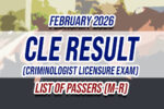 CLE Result February 2026 LIST OF PASSERS (M-R)