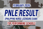 PNLE Result February 2026 TOP PERFORMING SCHOOLS