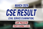 CSE Result March 2026 CAR PASSERS (Professional)