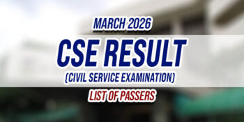 CSE Result March 2026 LIST OF PASSERS