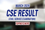 CSE Result March 2026 TOPNOTCHERS