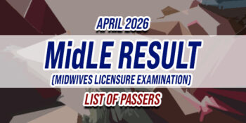 MidLE Result April 2026 LIST OF PASSERS