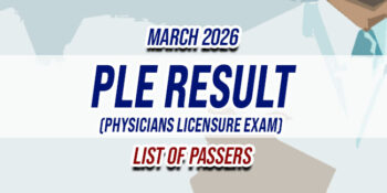 PLE Result March 2026 LIST OF PASSERS