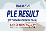 PLE Result March 2026 LIST OF PASSERS (H-Q)
