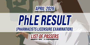 PhLE Result April 2026 LIST OF PASSERS