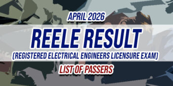 REELE Result April 2026 LIST OF PASSERS