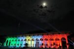 The Bangsamoro Government Center in Cotabato City lit up at night