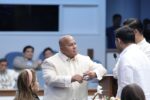 Sen. Ronald Bato dela Rosa at the Senate session hall in May 2026