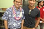 Actor Sam Milby (right) poses with U.S. Senator Brian Schatz